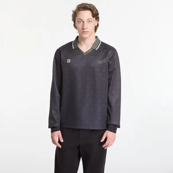 FRED PERRY Majice Fred Perry Meyba Printed Ls Polo Shirt Black L