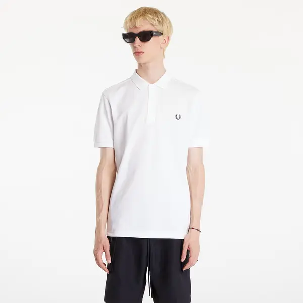 FRED PERRY Majice FRED PERRY Plain Polo Short Sleeve Tee White XXL