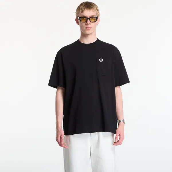 FRED PERRY Majice Fred Perry Pocket Detail T-Shirt Black XL