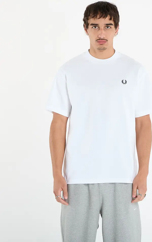 FRED PERRY Majice FRED PERRY Relaxed T-Shirt White S