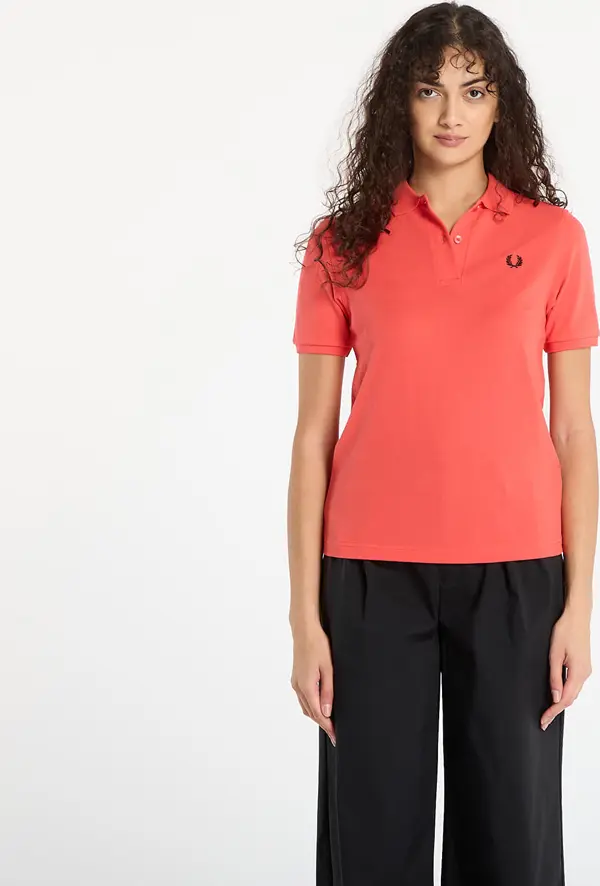 FRED PERRY Majice FRED PERRY The Fred Perry Shirt Flamingotan/ Blak 10