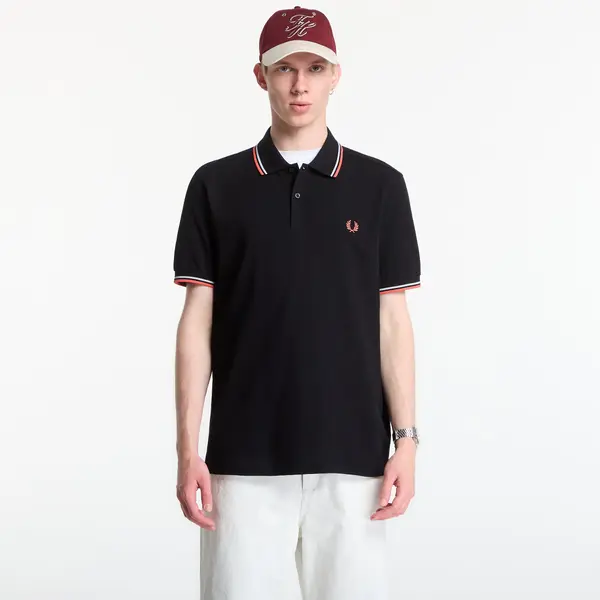 FRED PERRY Majice Fred Perry Twin Tipped Fred Perry Shirt Black L