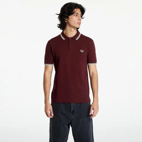 FRED PERRY Majice FRED PERRY Twin Tipped Fred Perry Shirt Oxblood L