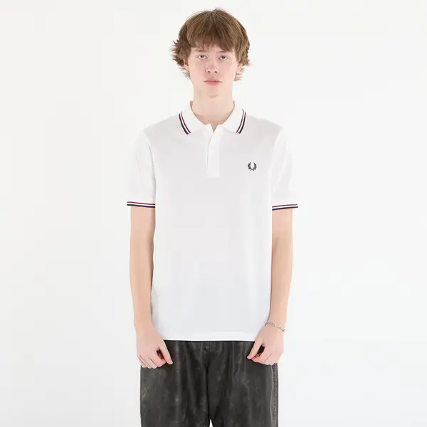 FRED PERRY Majice FRED PERRY Twin Tipped Fred Perry Shirt Snwht/ Bred/ Nvy M