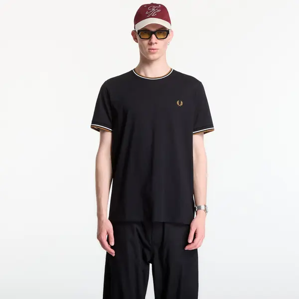 FRED PERRY Majice Fred Perry Twin Tipped T-Shirt Black XL