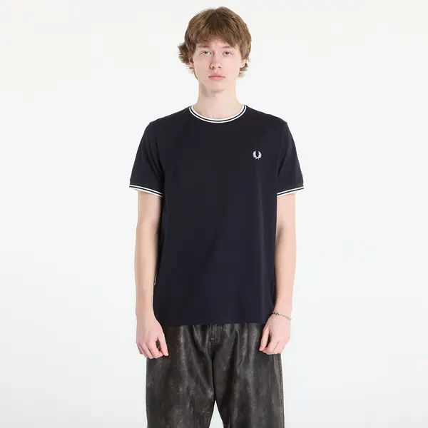 FRED PERRY Majice FRED PERRY Twin Tipped T-Shirt Navy L