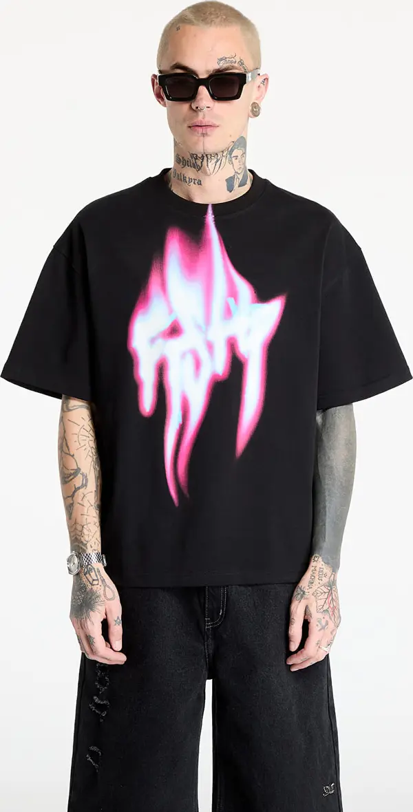 FTSHP Majice FTSHP Walking Art T-Shirt UNISEX Fire Black XS
