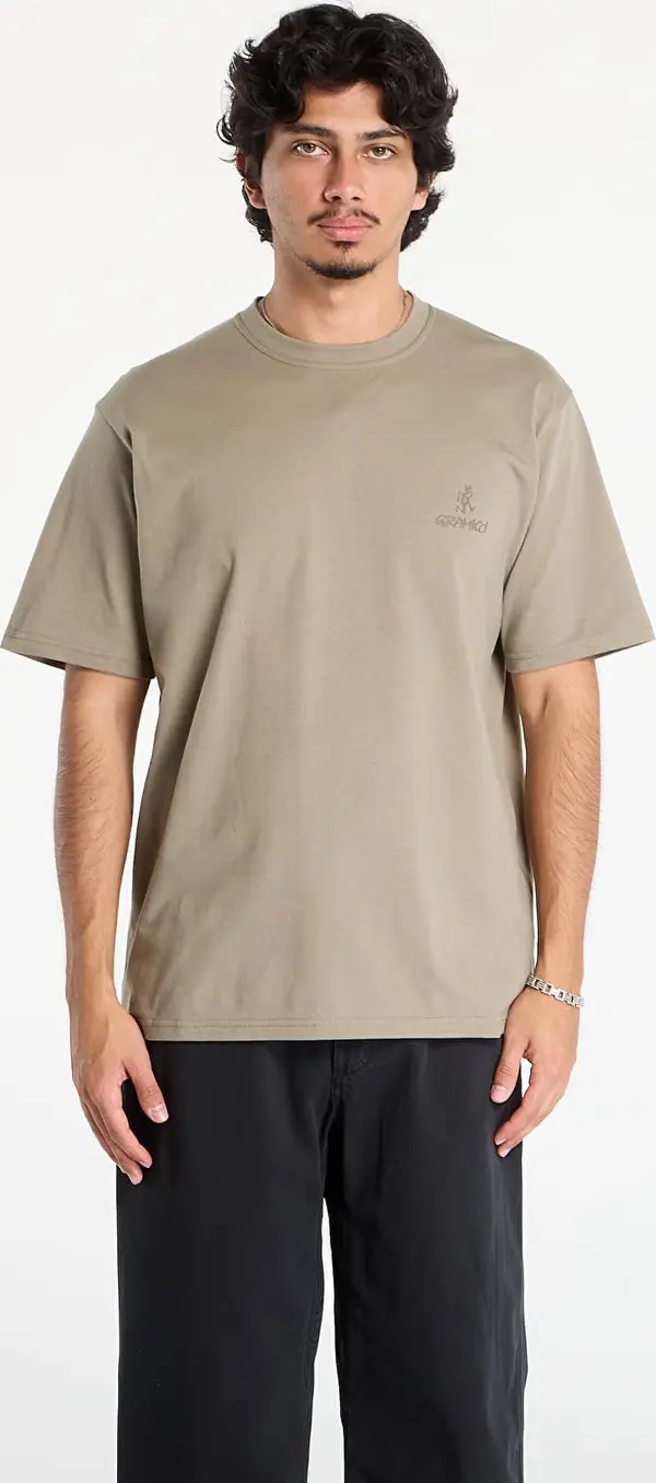 Gramicci Majice Gramicci One Point Logo Tee UNISEX Khaki L