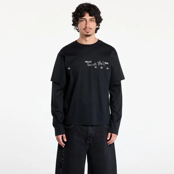 HELIOT EMIL Majice HELIOT EMIL Fulgens Longsleeve Black M