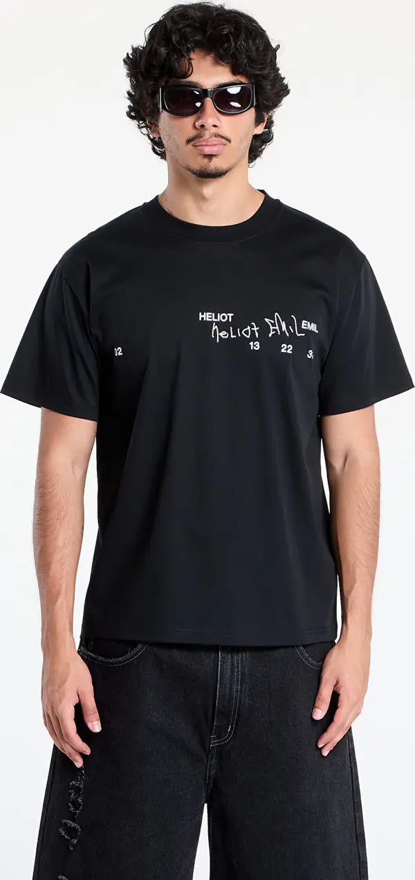 HELIOT EMIL Majice HELIOT EMIL Fulgens T-Shirt Black M