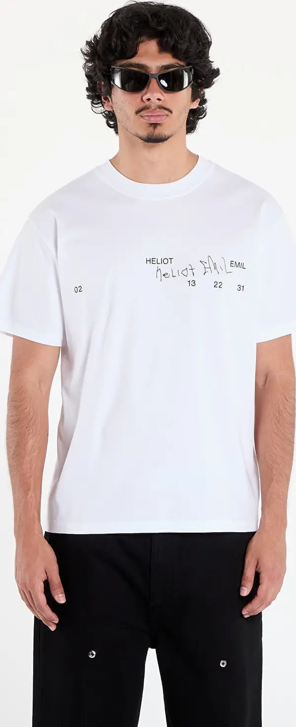 HELIOT EMIL Majice HELIOT EMIL Fulgens T-Shirt White XXL