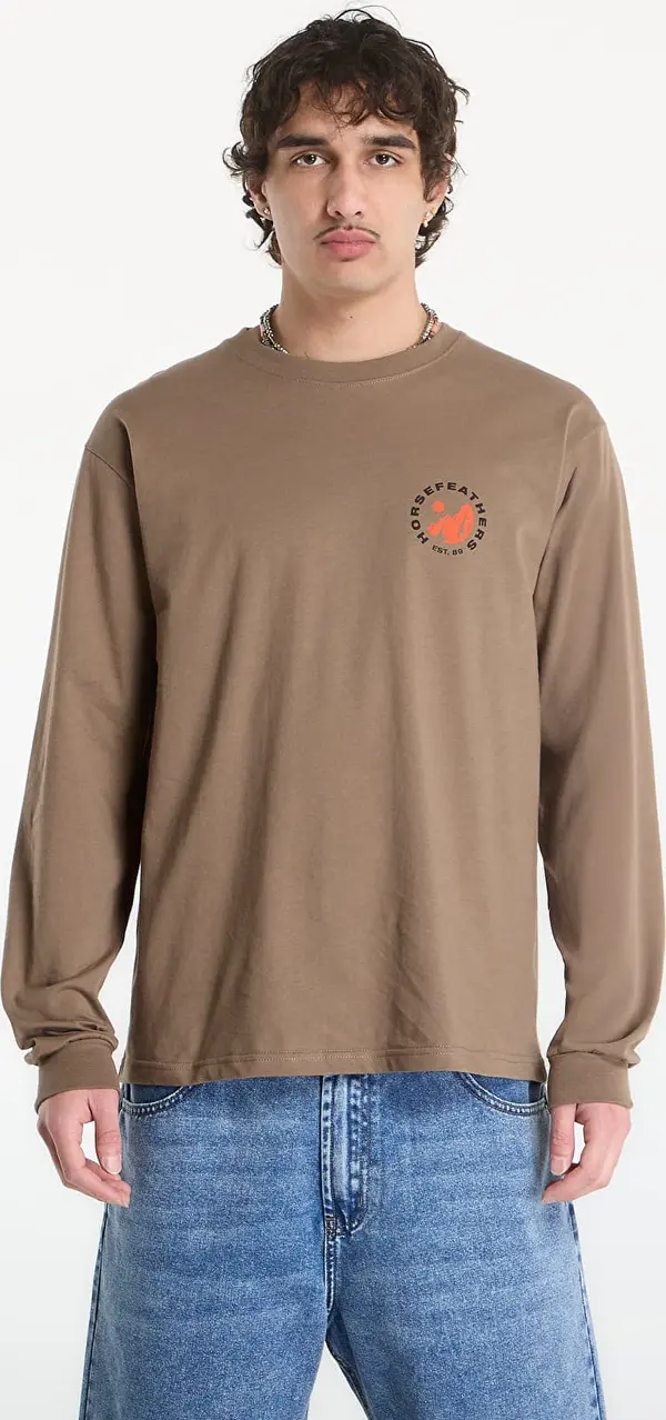 Horsefeathers Majice Horsefeathers Altitude Ls T-Shirt Fossil M