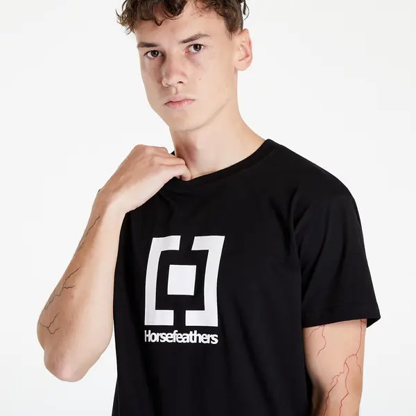 Horsefeathers Majice Horsefeathers Base T-Shirt Black M