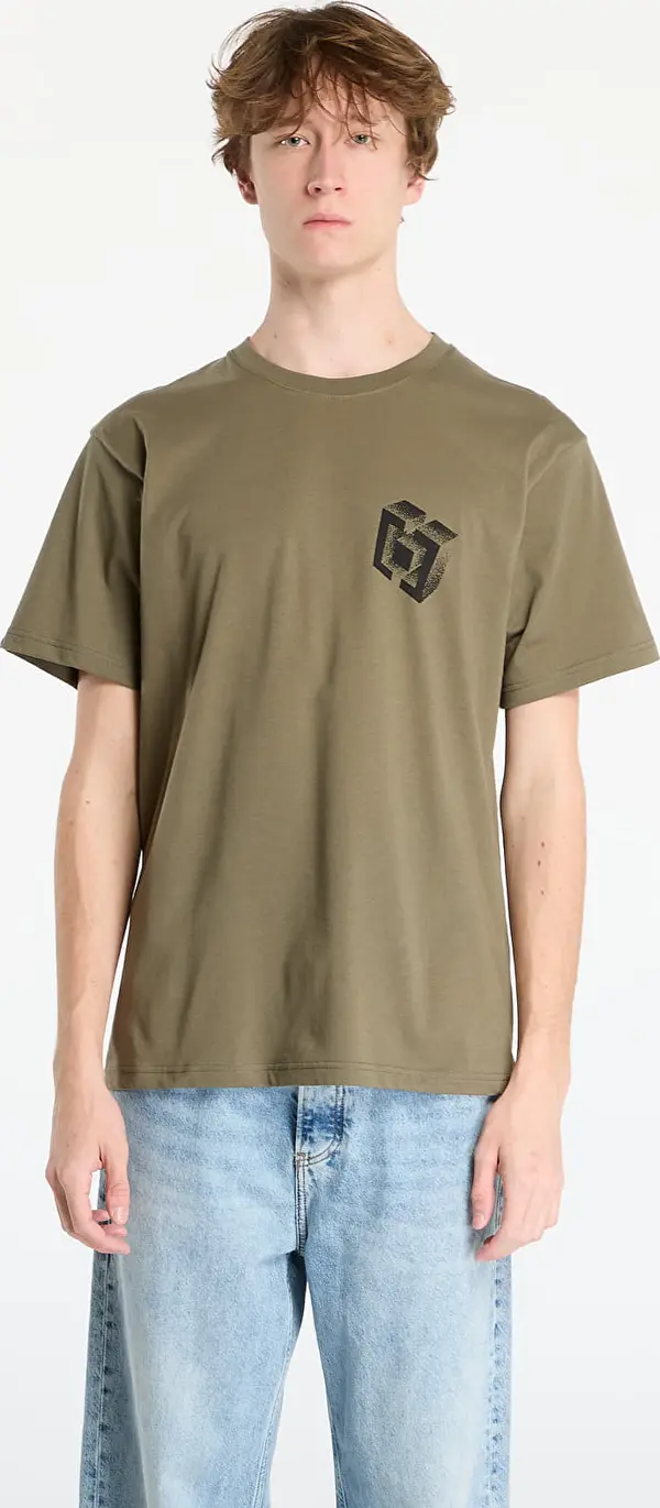 Horsefeathers Majice Horsefeathers Blocks T-Shirt Burnt Olive M