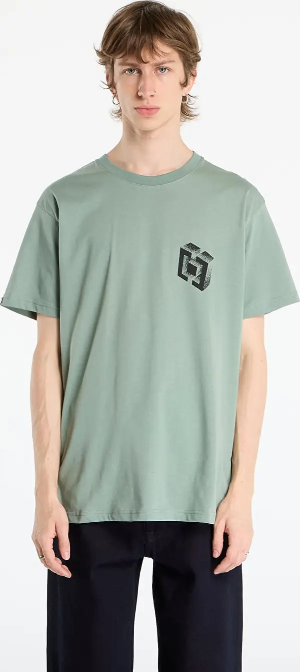 Horsefeathers Majice Horsefeathers Blocks T-Shirt Iceberg Green S