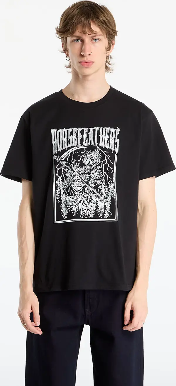 Horsefeathers Majice Horsefeathers Danihell T-Shirt Black S