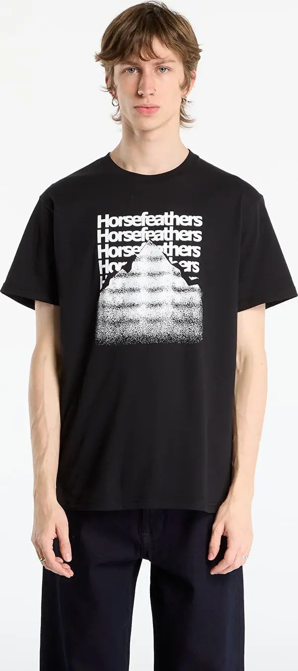 Horsefeathers Majice Horsefeathers Focus T-Shirt Black M