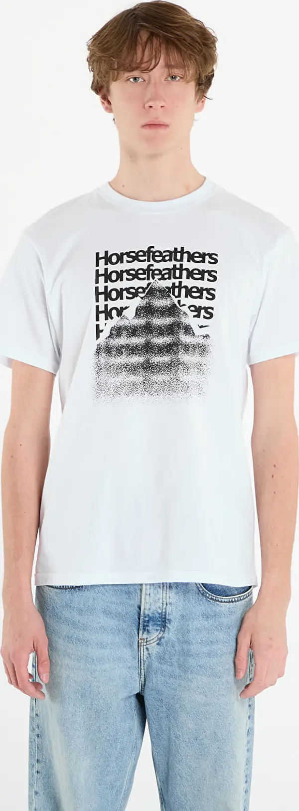 Horsefeathers Majice Horsefeathers Focus T-Shirt White XXL