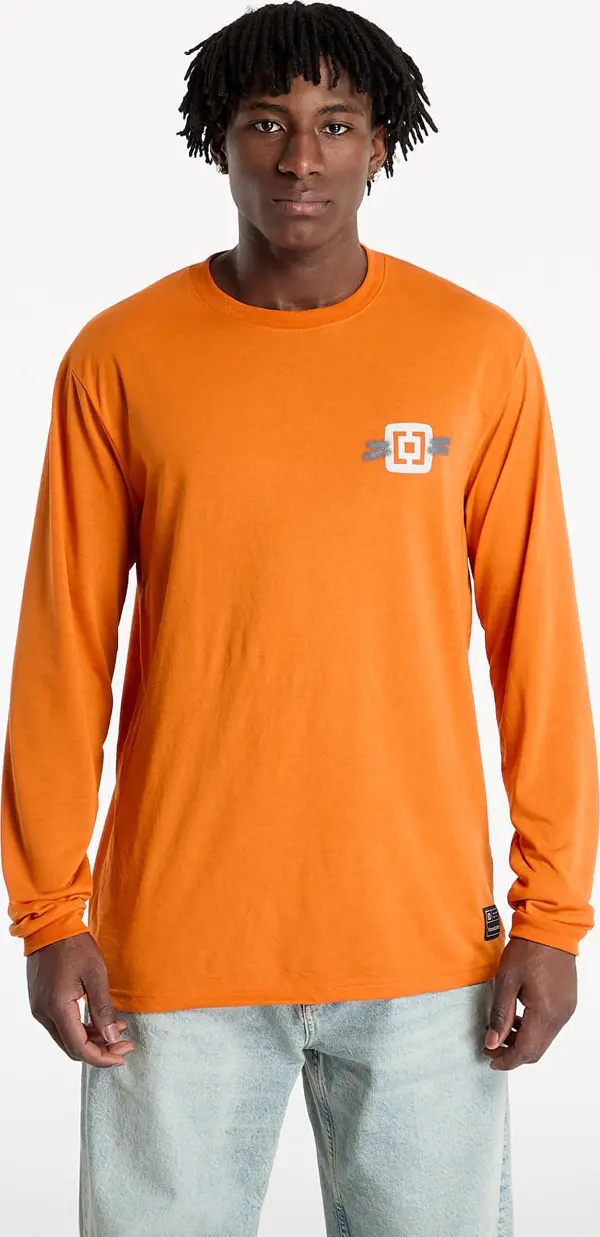 Horsefeathers Majice Horsefeathers Fury Long Sleeve Bike Jersey Burnt Orange M