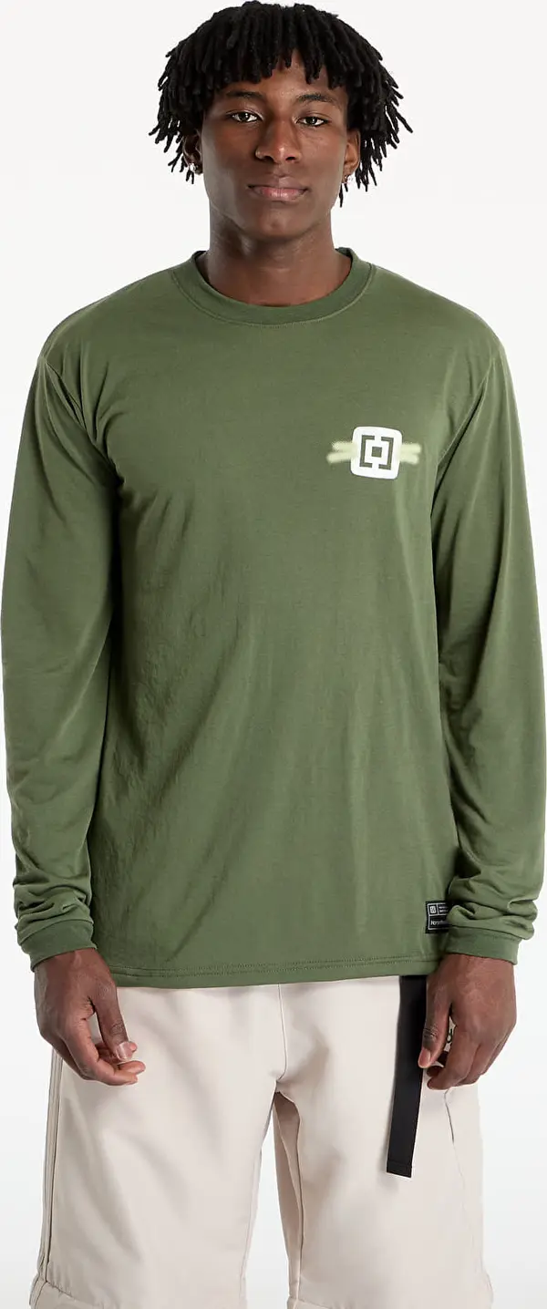 Horsefeathers Majice Horsefeathers Fury Long Sleeve Bike Jersey Thyme M