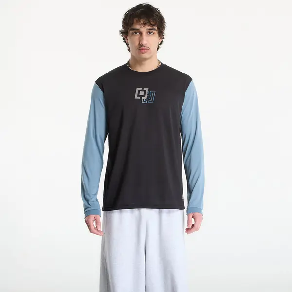 Horsefeathers Majice Horsefeathers Fury Ls Bike Jersey Black/ Citadel L