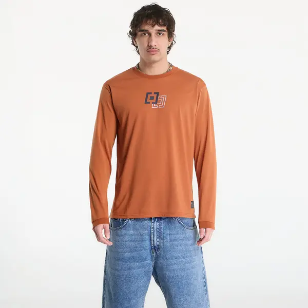 Horsefeathers Majice Horsefeathers Fury Ls Bike Jersey Rust L