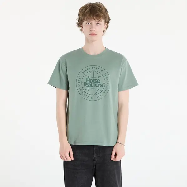 Horsefeathers Majice Horsefeathers Global T-Shirt Iceberg Green M