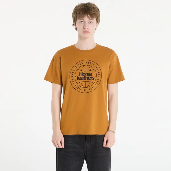 Horsefeathers Majice Horsefeathers Global T-Shirt Pumpkin XL