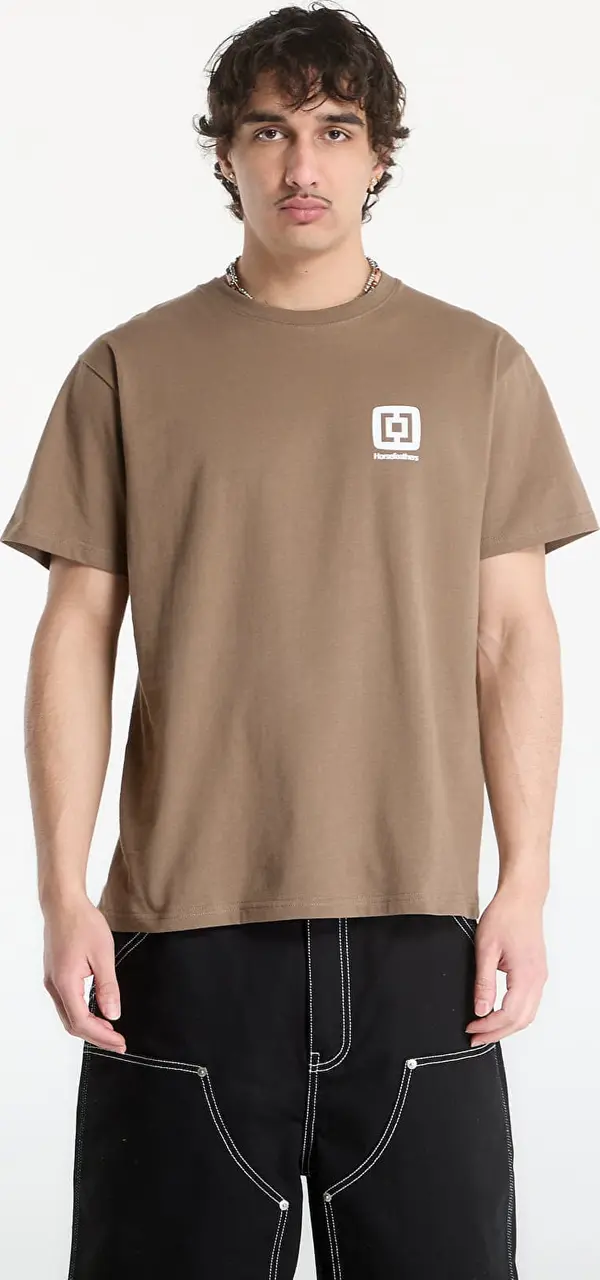 Horsefeathers Majice Horsefeathers Mini Logo T-Shirt Fossil L