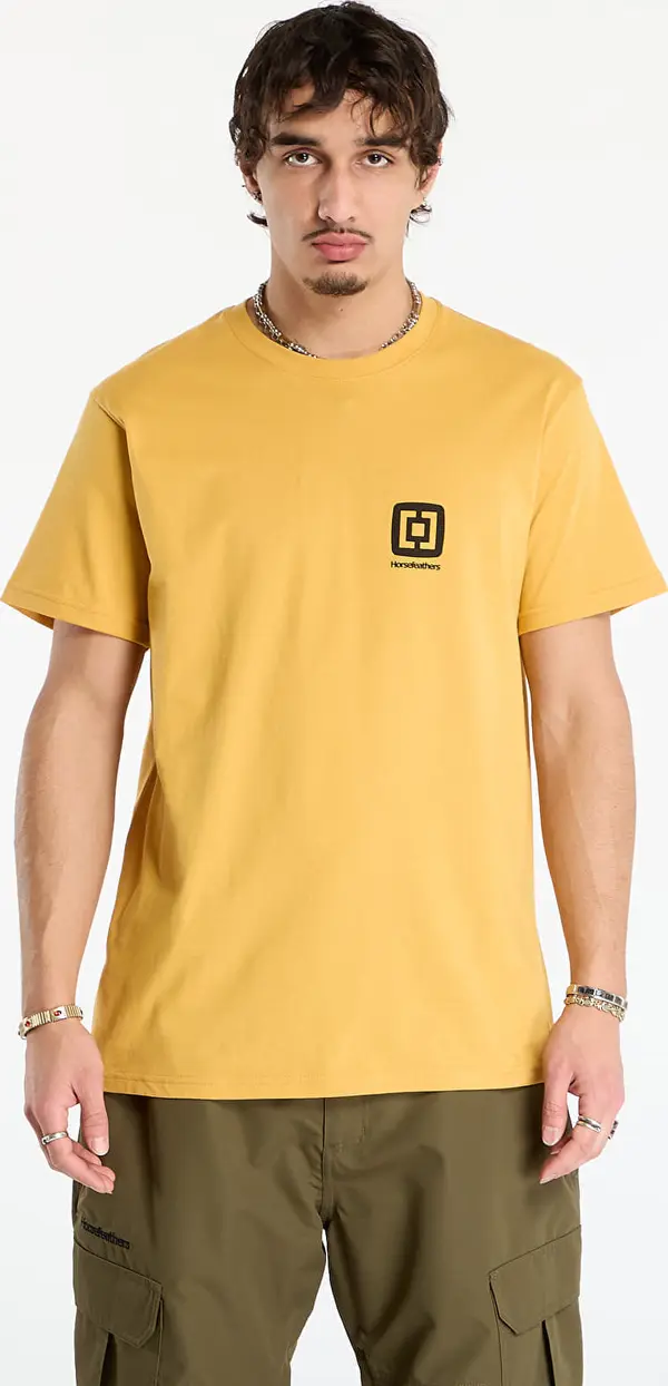 Horsefeathers Majice Horsefeathers Mini Logo T-Shirt Honey S