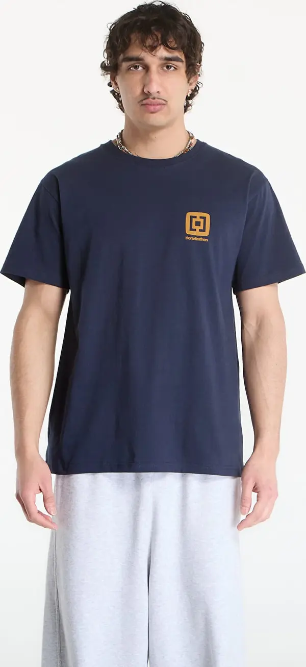 Horsefeathers Majice Horsefeathers Mini Logo T-Shirt Indigo M