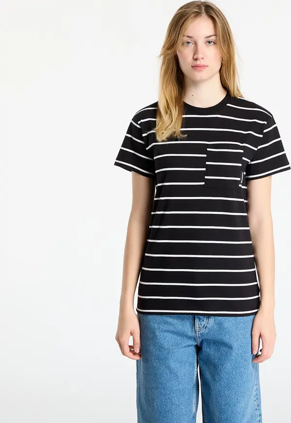 Horsefeathers Majice Horsefeathers Pyper Top Black Stripes L