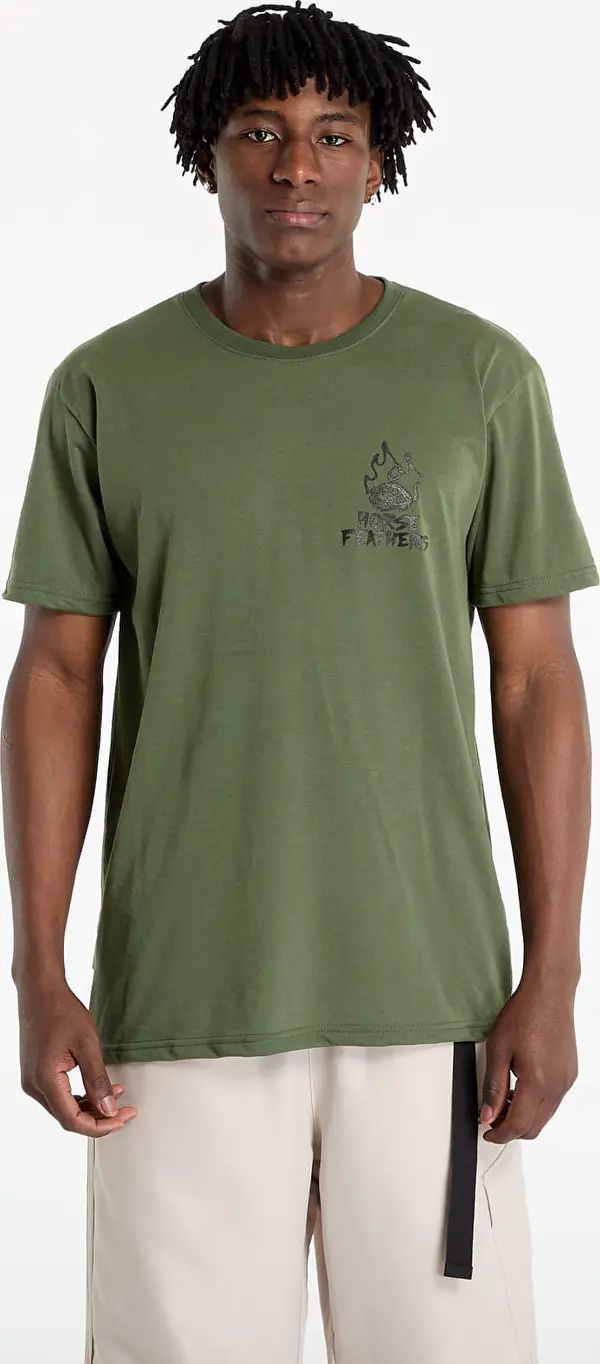 Horsefeathers Majice Horsefeathers Reckless Tech T-Shirt Thyme S