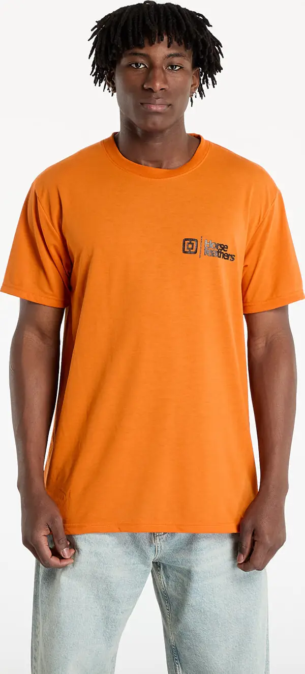 Horsefeathers Majice Horsefeathers Rooter Tech T-Shirt Burnt Orange L