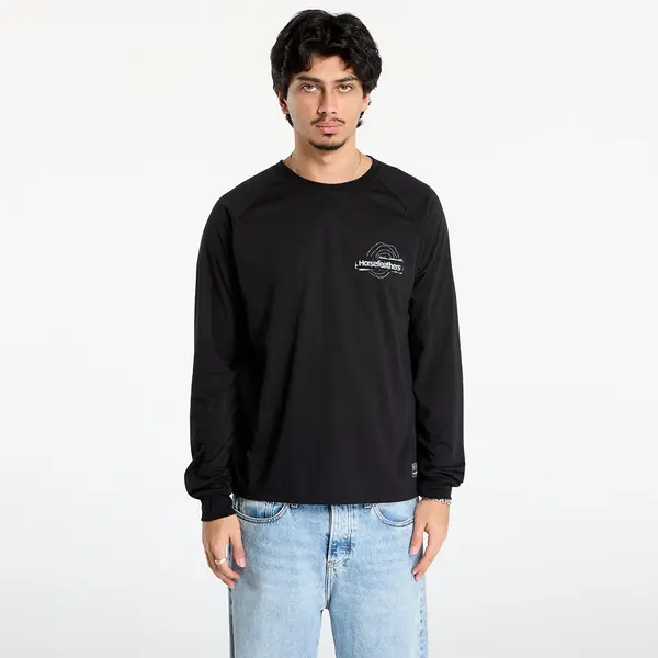 Horsefeathers Majice Horsefeathers Shank Ls T-Shirt Black XXL