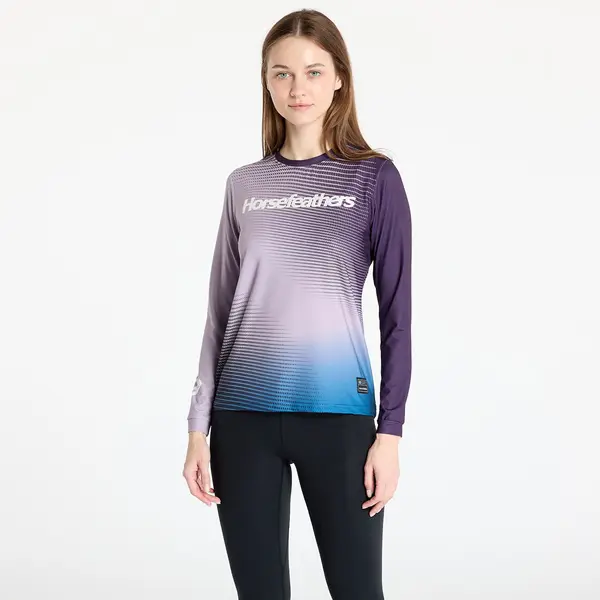 Horsefeathers Majice Horsefeathers W Quantum Ls Bike Jersey Iris Fade Out S