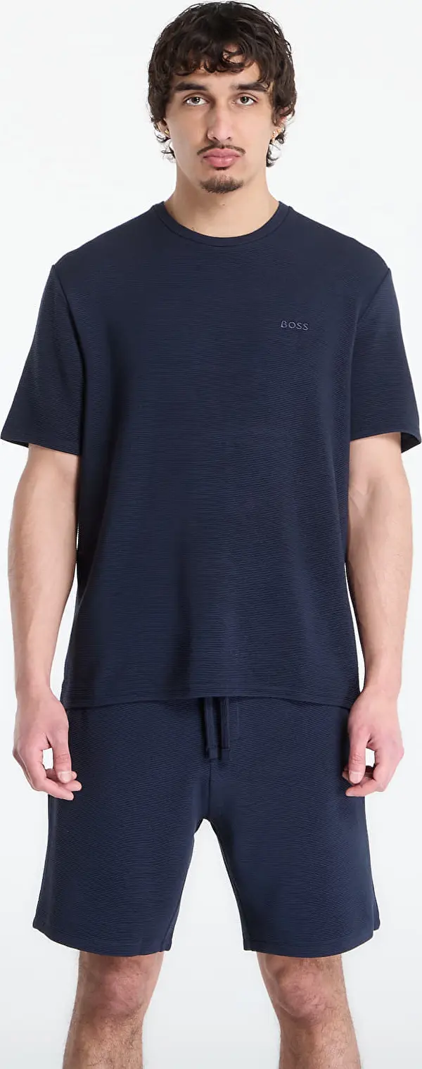 Hugo Boss Majice Hugo Boss Rib T-Shirt Blue XL