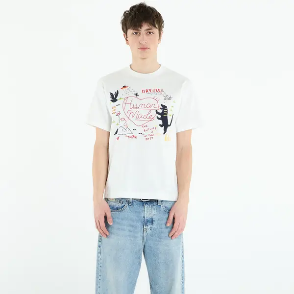 HUMAN MADE Majice HUMAN MADE Embroidered T-Shirt UNISEX White XL
