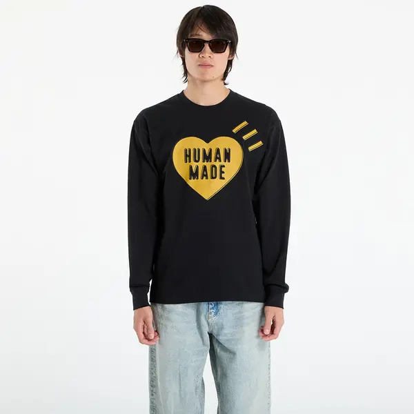 HUMAN MADE Majice HUMAN MADE Graphic L/S T-Shirt Black XL