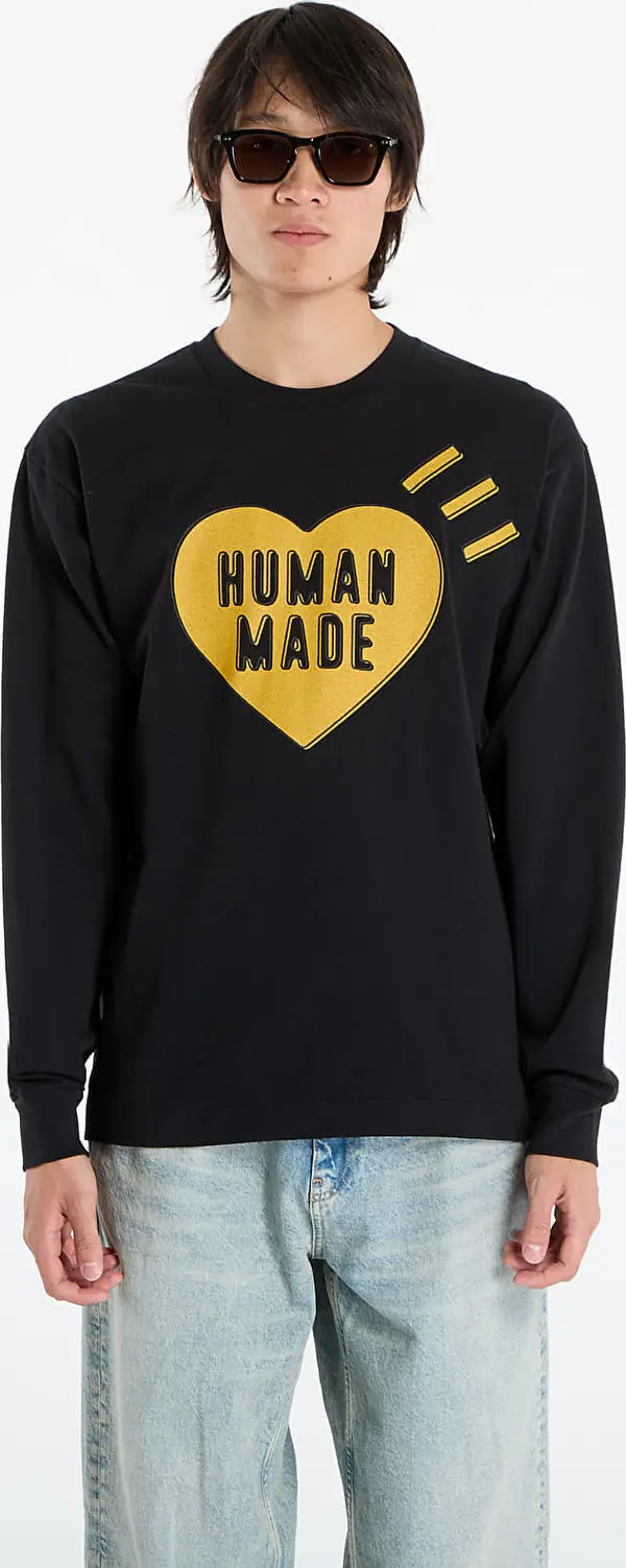 HUMAN MADE Majice HUMAN MADE Graphic L/S T-Shirt Black XXL
