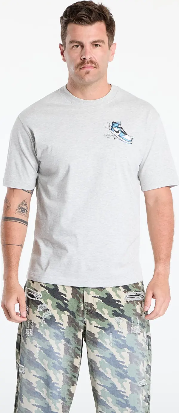 Jordan Majice Jordan AJ1 Men's T-Shirt Grey Heather/ White XL