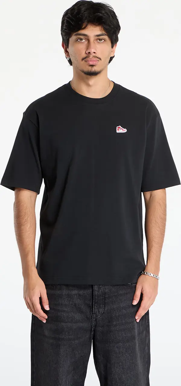 Jordan Majice Jordan Brand Men's Sneaker Patch T-Shirt Black/ Varsity Red XS