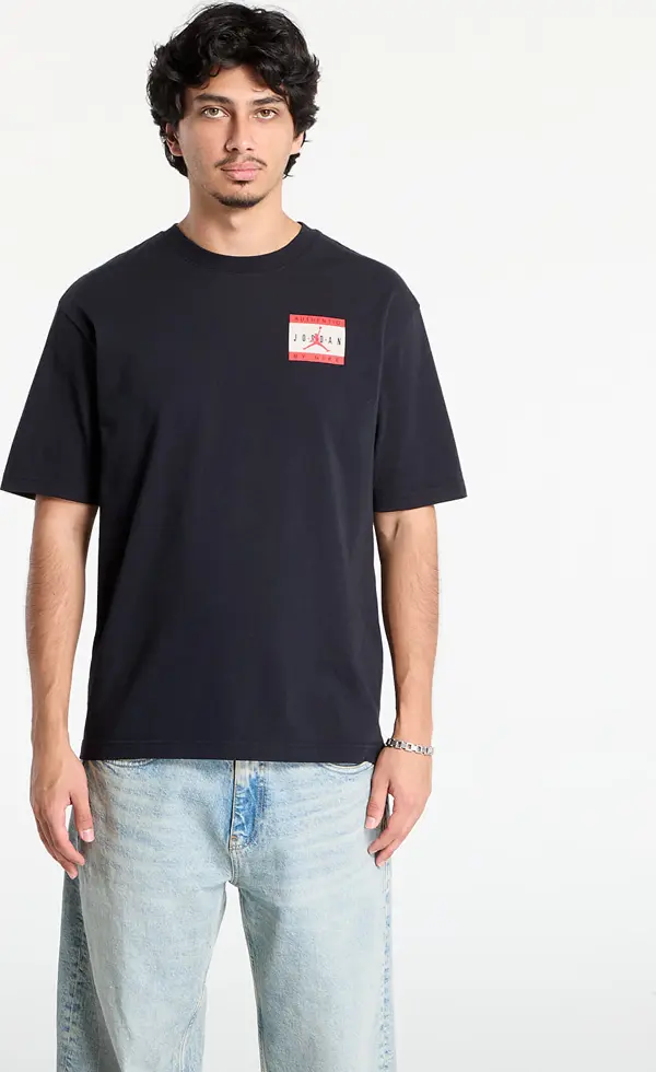 Jordan Majice Jordan Brand Men's T-Shirt Black/ University Red L