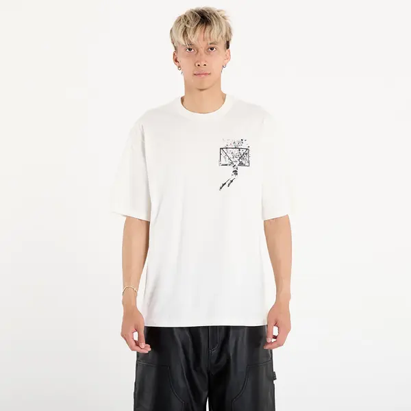 Jordan Majice Jordan Brooklyn Men's Oversized Graphic T-Shirt Sail/ Off Noir XS