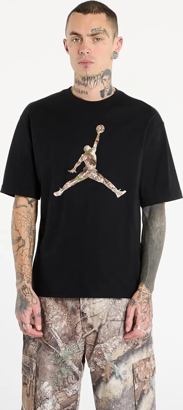 Jordan Majice Jordan Brooklyn Men's Realtree Jumpman T-Shirt Black/ Sail L