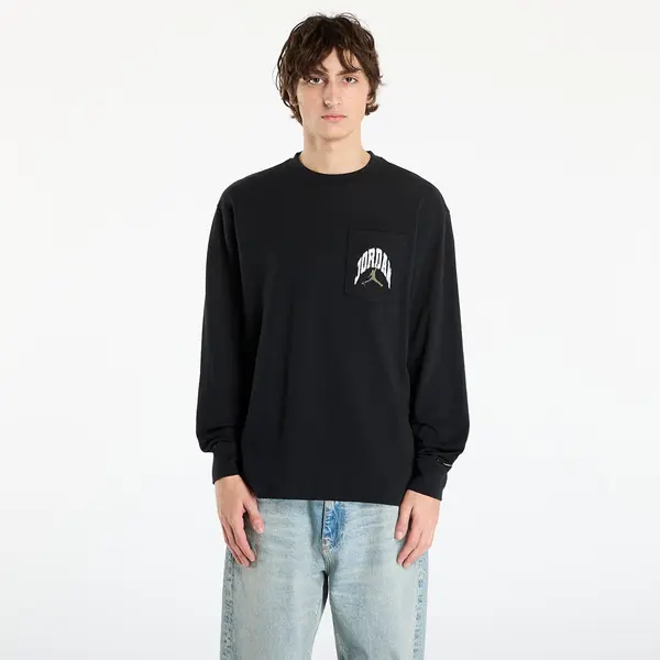 Jordan Majice Jordan Brooklyn Men's Realtree Long-Sleeve Pocket Crew Neck Black/ Sail S