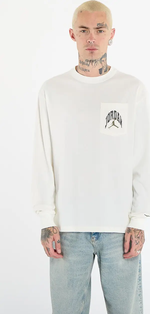 Jordan Majice Jordan Brooklyn Men's Realtree Long-Sleeve Pocket Crew Neck Sail/ Black XL