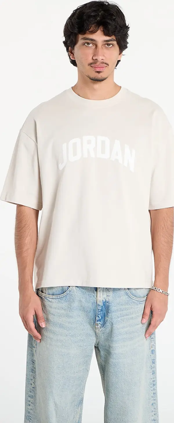 Jordan Majice Jordan Flight Essentials Men's T-Shirt Lt Orewood Brn/ Sail S