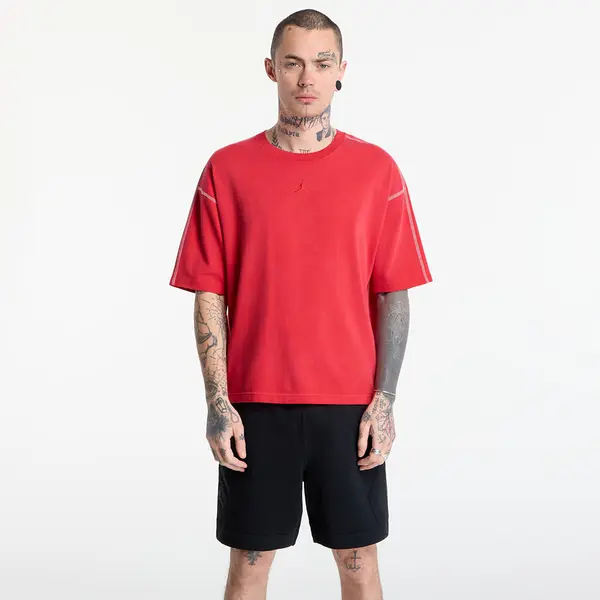 Jordan Majice Jordan Flight Men's Heavyweight Short-Sleeve Top University Red/ Sail/ University Red XS