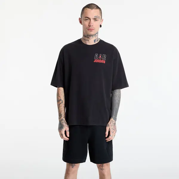Jordan Majice Jordan Flight Men's T-Shirt Black/ University Red S